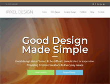 Tablet Screenshot of ipixel-design.co.uk